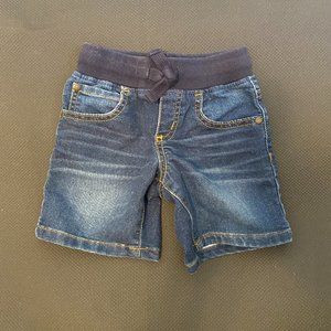 Denim Shorts w/ elastic waist
